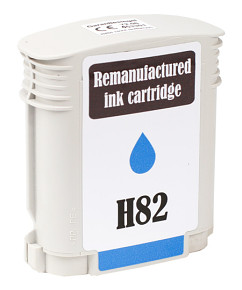 Kompatibilní inkoustová cartridge s: HP 82 XL CYAN (C4911A - 69ml)