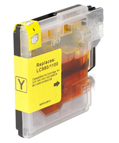 Kompatibilní inkoustová cartridge s: BROTHER LC-980 / LC-1100 Yellow