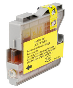 Kompatibilní inkoustová cartridge s: BROTHER LC-970 / LC-1000 Yellow