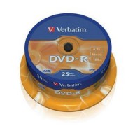 DVD-R Verbatim 4,7GB 16x 25-cake PRINTABLE