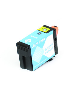 Kompatibilní inkoustová cartridge s: EPSON T1575 Light Cyan (30ml) - C13T15754010
