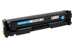Kompatibilní laserový toner s: HP W2211X/207X Cyan (2.450str.) - bez čipu