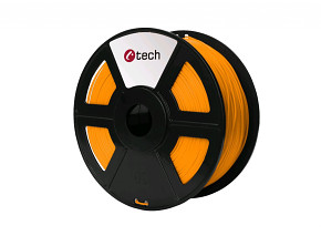 C-TECH filament PLA, 1,75mm, 1kg, oranžová