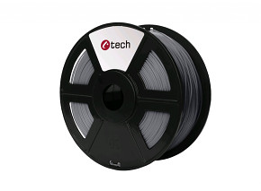 C-TECH filament PLA, 1,75mm, 1kg, stříbrná