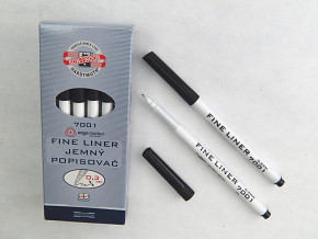 Fix FINE LINER - černý, trojhranný - 0,3mm